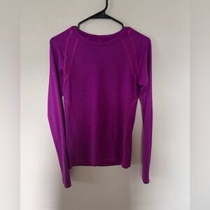 purple champion long sleeve shirt